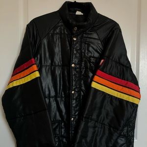 Vintage Simpson racing puffer jacket